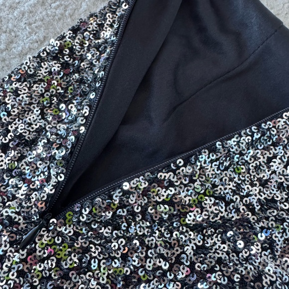Size M Sparkling Sequin mini Skirt - medium brand new no tag - Picture 8 of 9